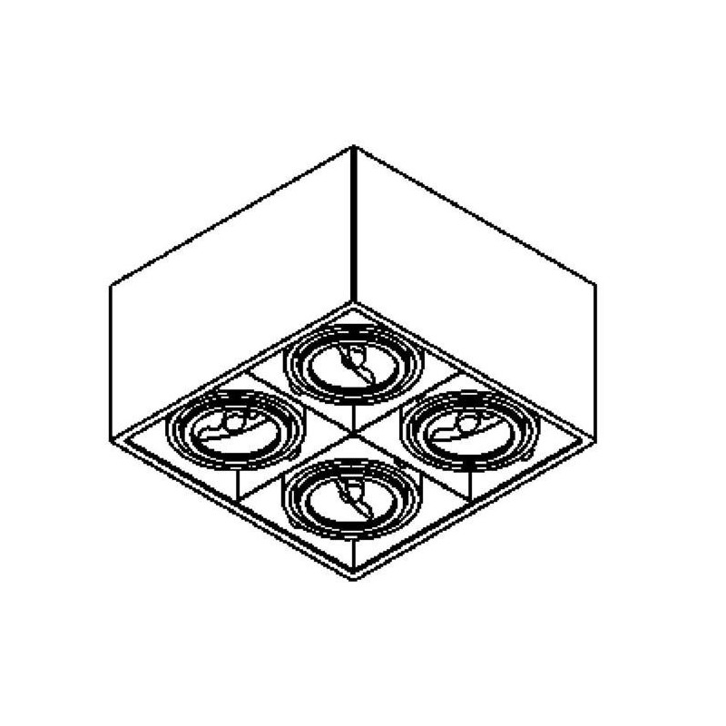PSM Lighting Spinner X Ar70 1880.Gu10 Plafondlamp