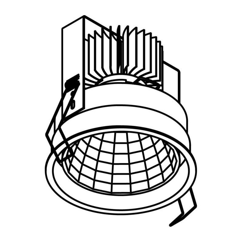 PSM Lighting Koza X - Inca Xtm 1766.2000.Ip20 Inbouwspot
