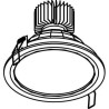 PSM Lighting Koza X - Inca Xtm 1768.1300.Ip20.Pl Spot Encastrable