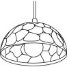 PSM Lighting Rocky 1397 Lampe Suspendue
