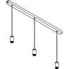 PSM Lighting Naomi - Radar 1827X3.Ip20 Lampe Suspendue
