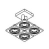 PSM Lighting Calypso 973.Es50 Ceiling Lamp