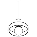 PSM Lighting Skivve 4990.E27 Hanglamp