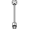PSM Lighting Maestro For Shade 5001.E27.033 Lampe Suspendue