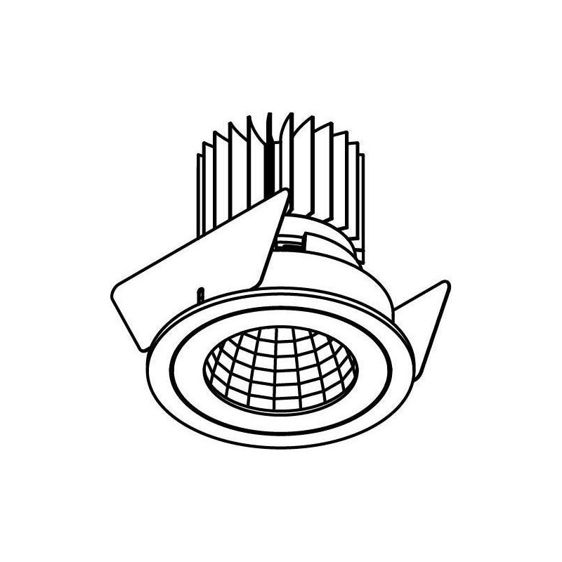 PSM Lighting Ø70 Luxor Xtm.1300.10024.S2 Inbouwspot