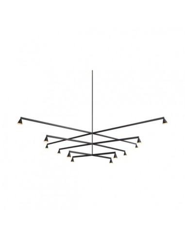 Trizo Austere-Chandelier 3X RF 75 suspension lamp
