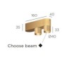 Trizo Audy 2 up Rounded ceiling lamp