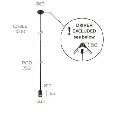 Trizo21 Audy-Solitaire RL Plafondlamp