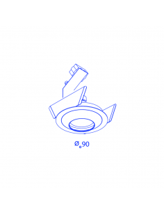 Orbit Eye 1X Gu10 Inbouwspot