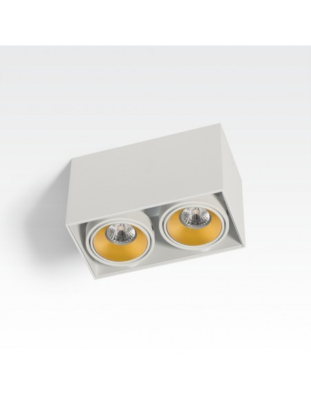 Orbit Piccolo Look Out 2X Cone Cob Led WH/GLD