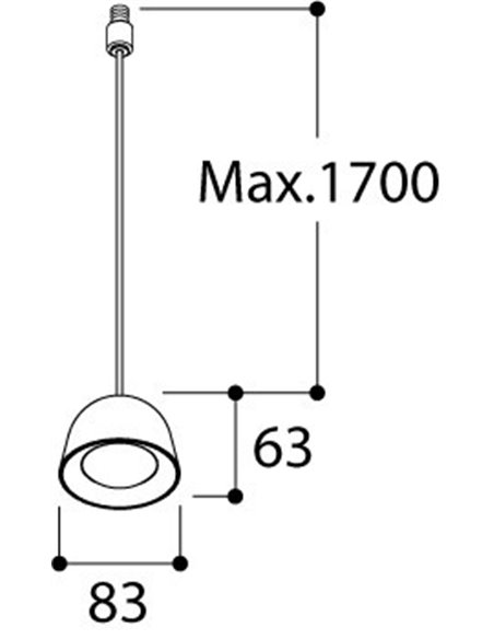 TAL CONE JUNIOR SUSPENSION M10 hanglamp