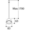 TAL CONE JUNIOR SUSPENSION M10 suspension lamp