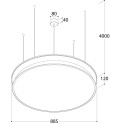 TAL DIABOLO XL SUSP Touch/DALI DIMMABLE hanglamp