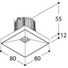 TAL DICE EXO LEAF recessed spot