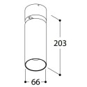 TAL FUNNEL ELBOW 150 GU10 plafondlamp
