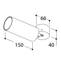 TAL FUNNEL ELBOW 150 GU10 plafondlamp