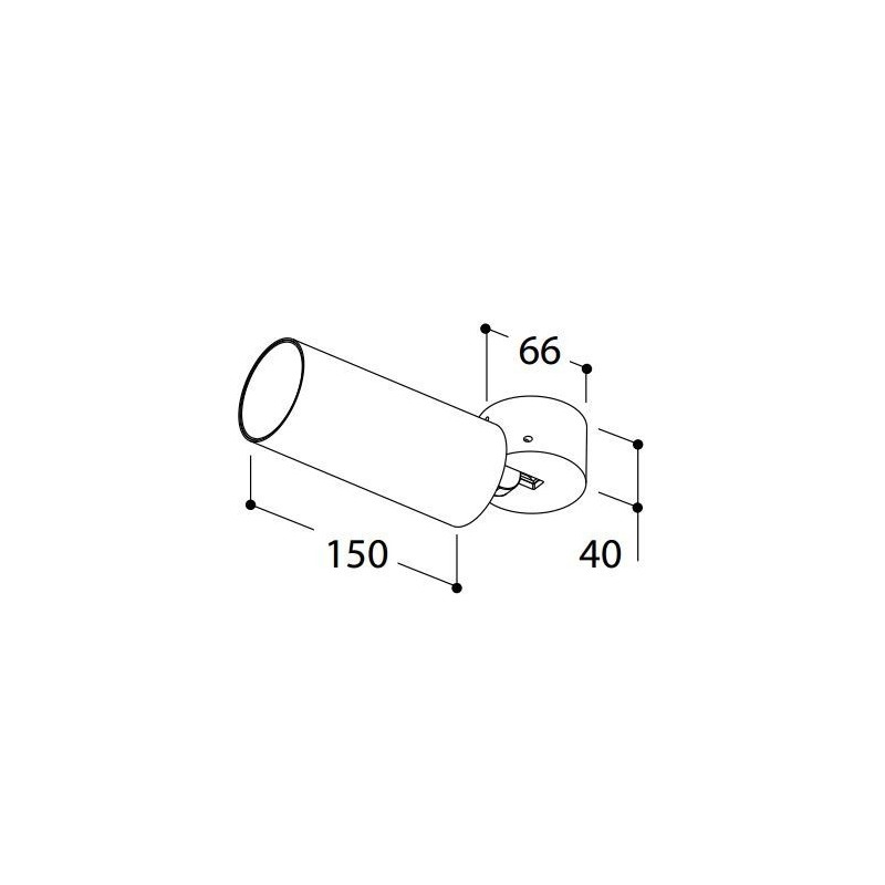 TAL FUNNEL ELBOW 150 GU10 plafondlamp