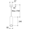 TAL FUNNEL SUSPENSION 240 GU10 lampe suspendue