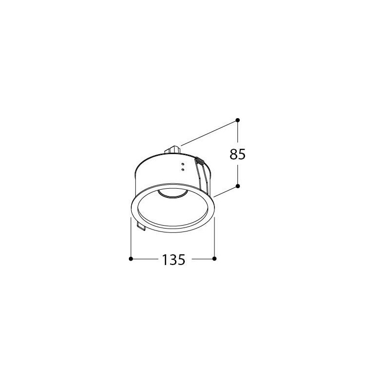 TAL HELAX SML BEAUFORT² TORSION FLOOD recessed spot