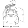 TAL HELAX SML IP20 TORSION spot encastrable