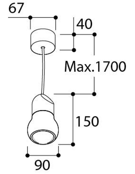 TAL KALEBAS E27 SUSPENSION suspension lamp
