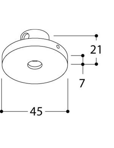TAL M10 BASE RECESSED SMALL 
