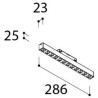 TAL MAGNETIC LED 48V L286 UGR track lighting