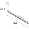 TAL MAGNETIC LED 48V L567 UGR track lighting