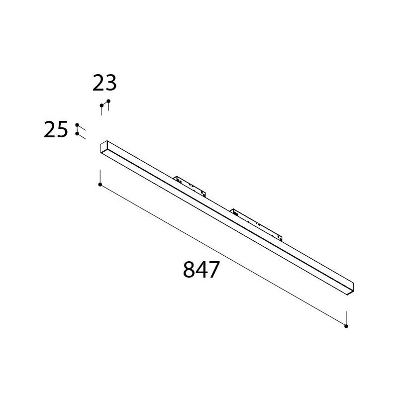 TAL MAGNETIC LED 48V L847 OPAL trackverlichting