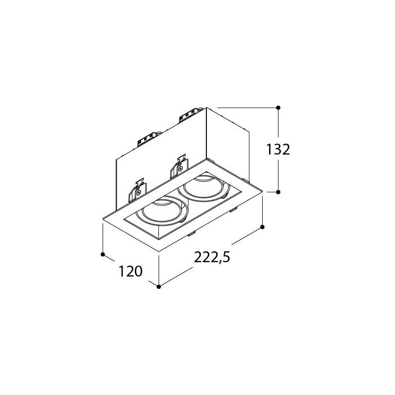 TAL MINI TOMMY 2 HALOLED inbouwspot