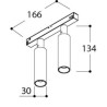 TAL NOBEL ELBOW TRACK 48V DOUBLE track lighting