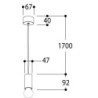 Tal Lighting NUTS SUSPENSION E27 Hängelampe