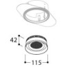 TAL ORBITAL BASIC TRIMLESS THROUGH FLOW LOOK spot encastrable