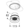 TAL ORBITAL IP65 TRIMLESS - THROUGH FLOW - recessed spot