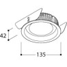 TAL ORBITAL LEAF FLOW CONTROL LOOK spot encastrable