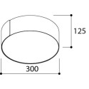 TAL ROLLO 300 Surface Mounted plafondlamp