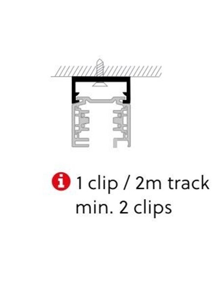 TAL SURFACE TRACK 3F - PENDANT CLIP 