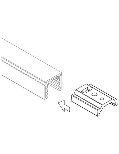 TAL LIGHTING TRACK 48V SURFACE - CEILING FIXATION CLIP