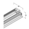 TAL TRACK 48V TRIMLESS - 1000MM 