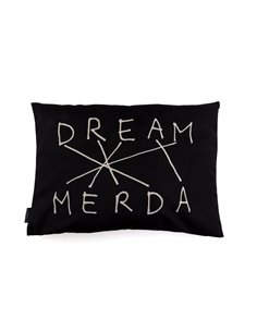 Seletti Connection Pillow - Dream/Merda Black