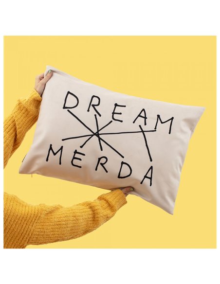 Seletti Connection Pillow - Dream/Merda White