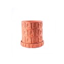 Seletti Magna Graecia Terracotta Vaas Met Schotel - Greca