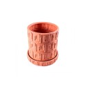 Seletti Magna Graecia Terracotta Vaas Met Schotel - Greca