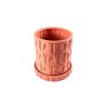 Seletti Magna Graecia Terracotta Vase With Saucer - Greca