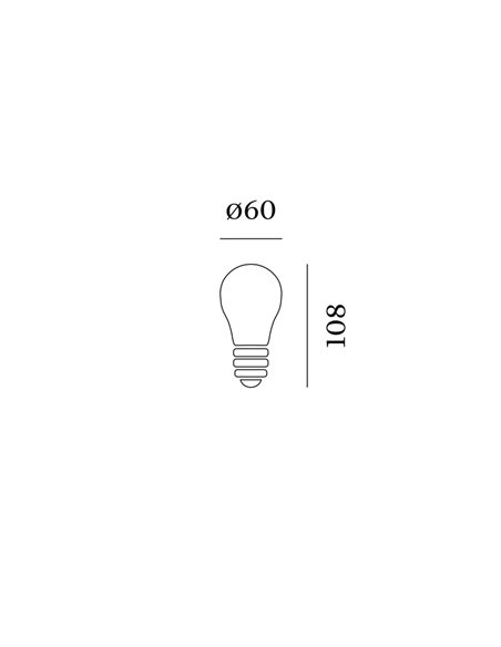 Wever & Ducré 2200K | E27 A60 LED Lamp
