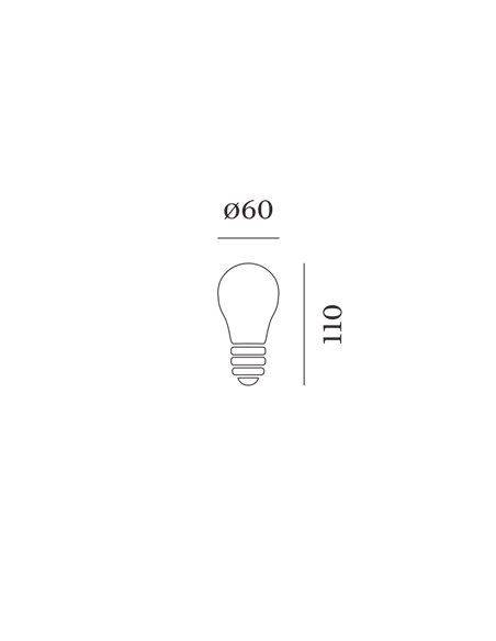 Wever & Ducré 2700K | E27 A60 LED Lamp 800lm