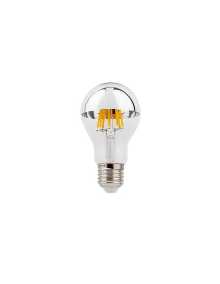 Wever & Ducré LAMP A60 LED 2700K MIRROR SILVER E27 6W CRI90 500 lm PHASE-CUT DIM