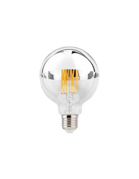Wever & Ducré LAMP G95 LED 2700K MIRROR SILVER E27 6W CRI90 500 lm PHASE-CUT DIM