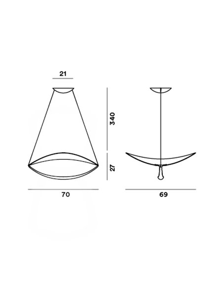Foscarini Plena suspension lamp