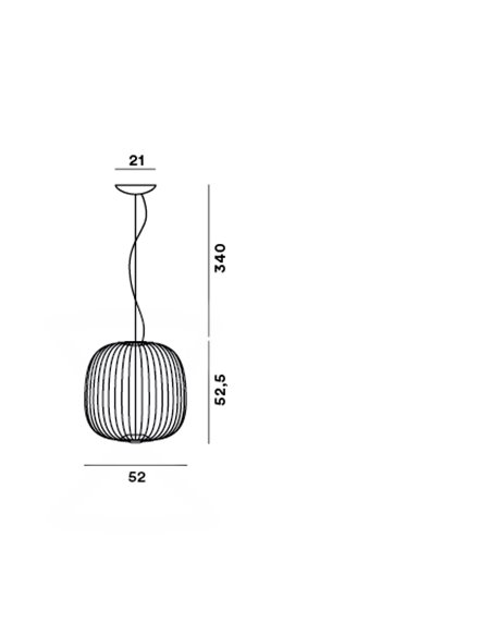 Foscarini Spokes 2 suspension lamp